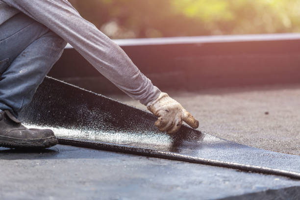 Professional Waterproofing technician working in Bristol, PA
